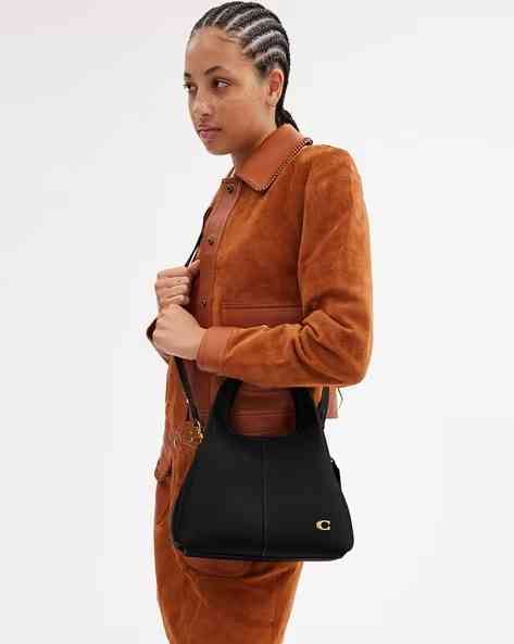 Coach Lana Black Large Shoulder Bag-2