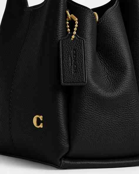 Coach Lana Black Large Shoulder Bag-5