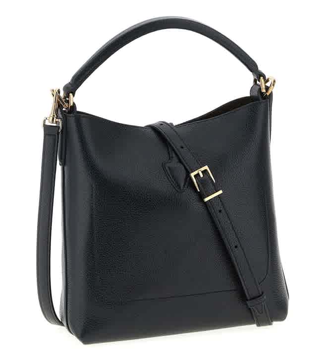 Tod's Timeless Black Leather Bucket Bag-2