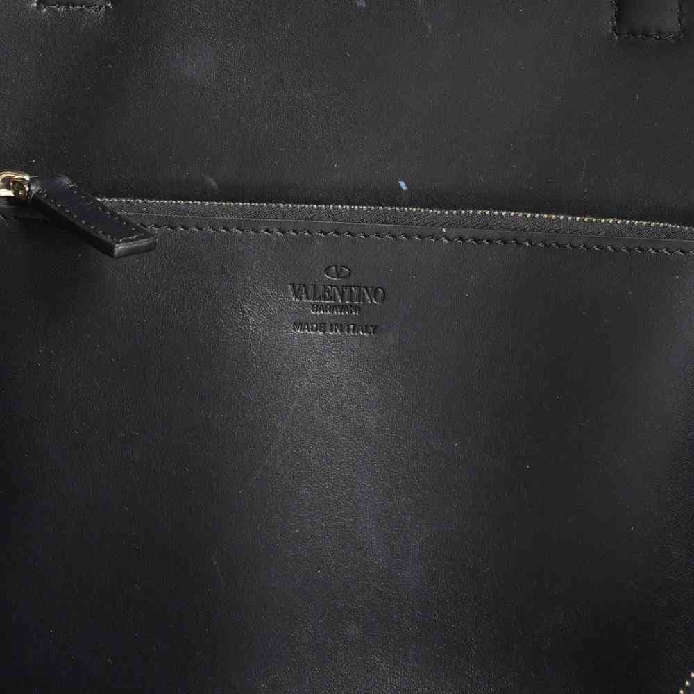 Valentino Viva Superstar V Logo Black Tote Bag-4