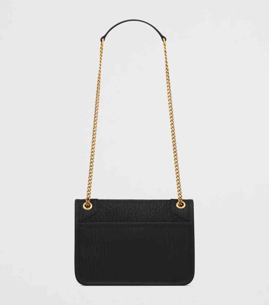 Ysl Niki Grained Black Shoulder Bag-2