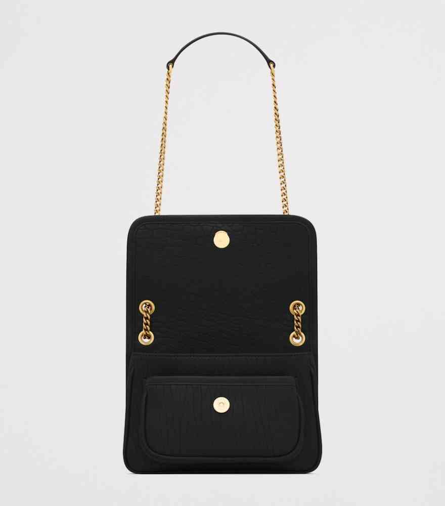 Ysl Niki Grained Black Shoulder Bag-3