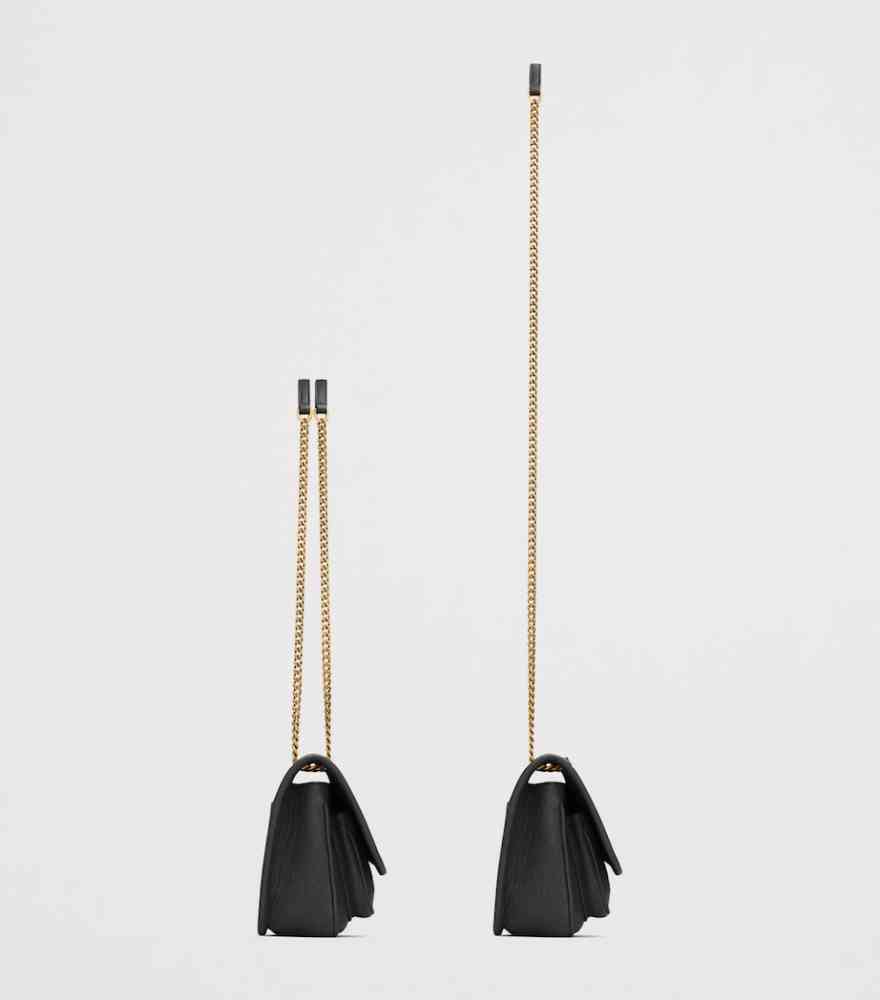 Ysl Niki Grained Black Shoulder Bag-6