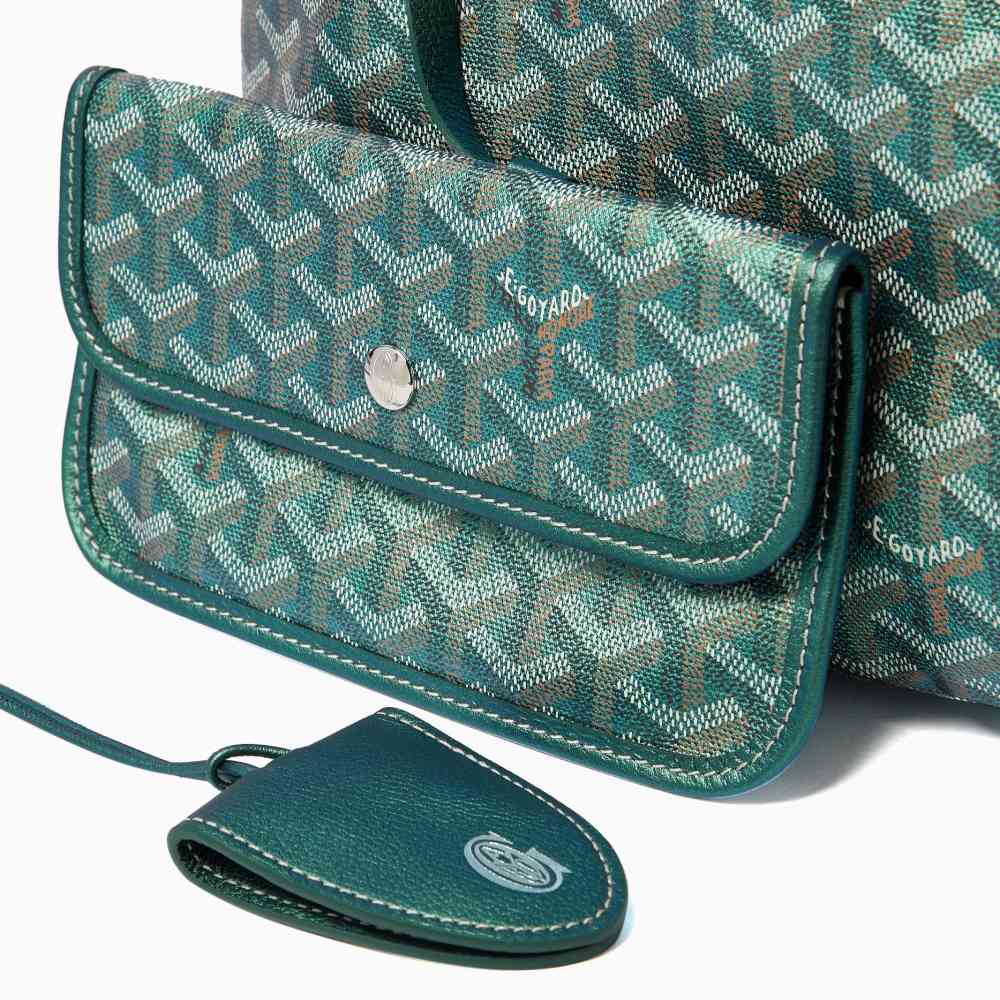 Goyard Saint Louis PM Green Tote Bag-2