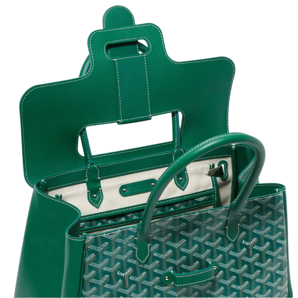 Goyard Saigon Green Handbag-thumb-5