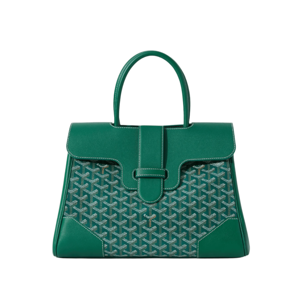 Goyard Saigon Green Handbag-thumb-2