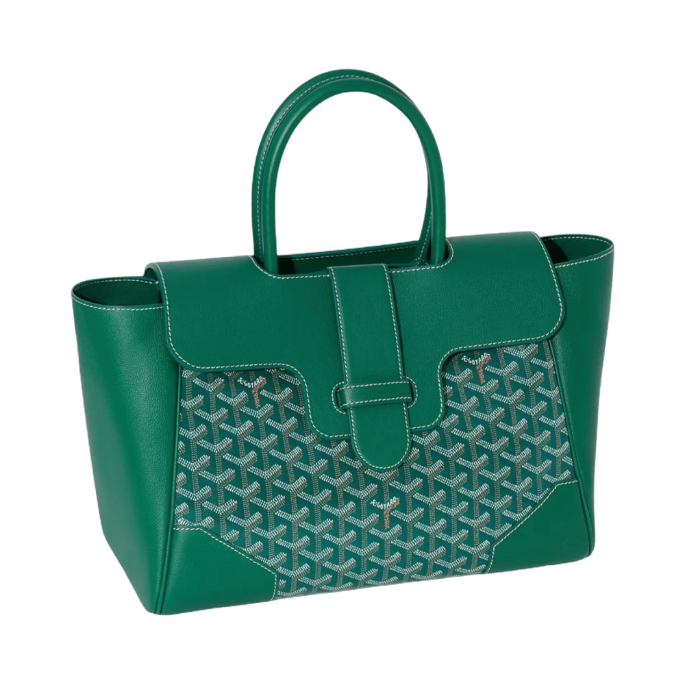 Goyard Saigon Green Handbag-thumb-3