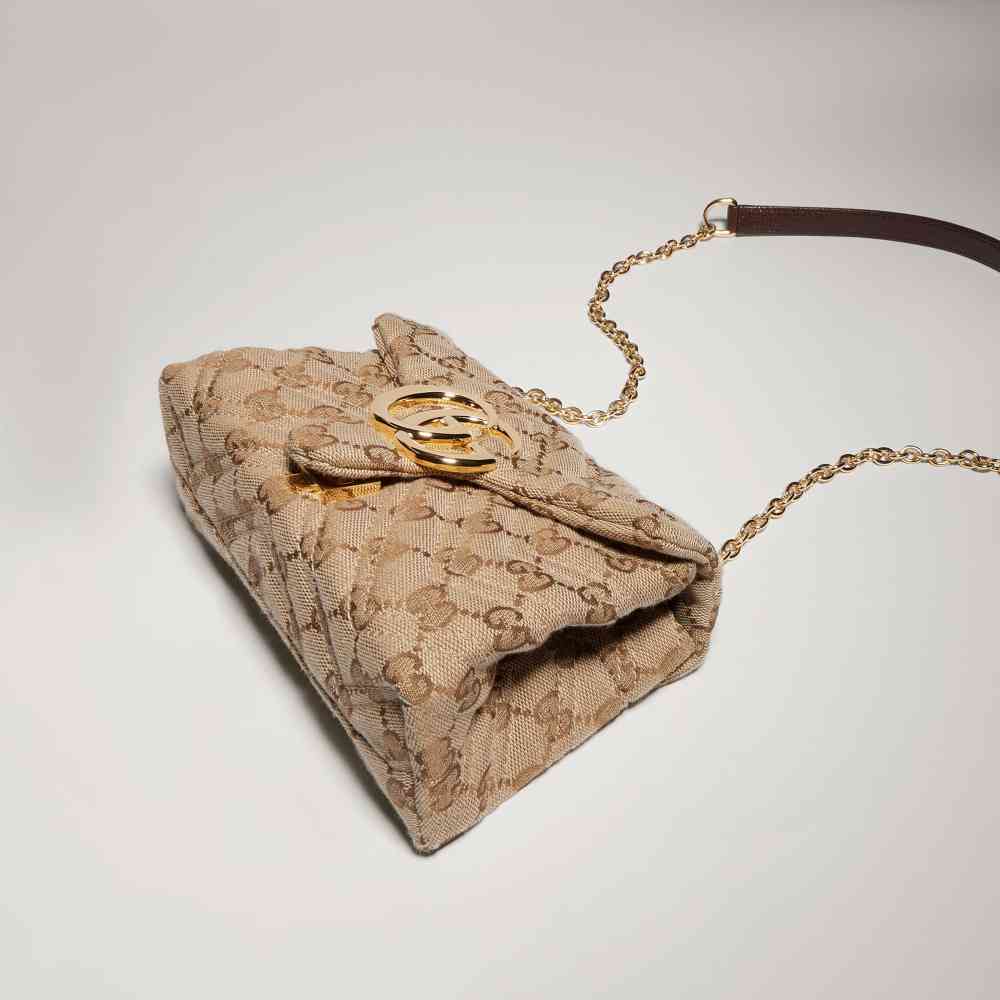 Gucci Marmont Signature Beige Sling Bag-3