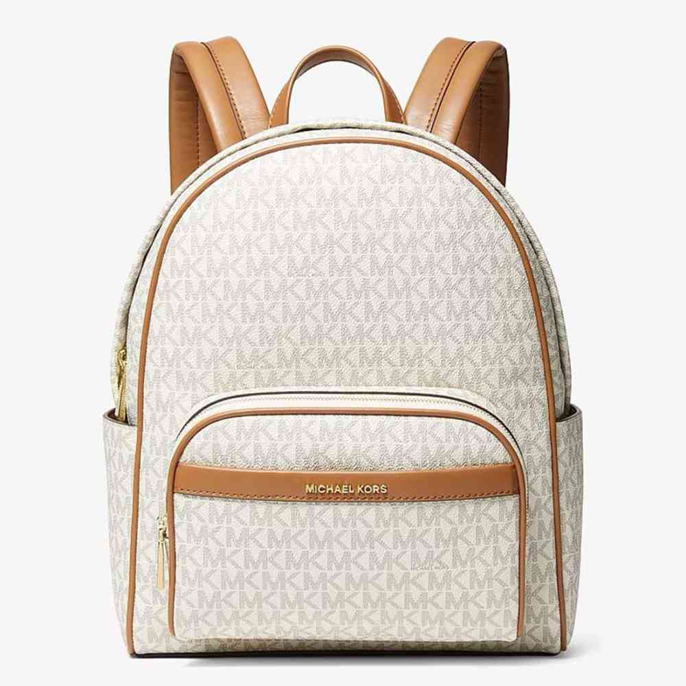 Michael Kors Bex White Medium Backpack-thumb-0