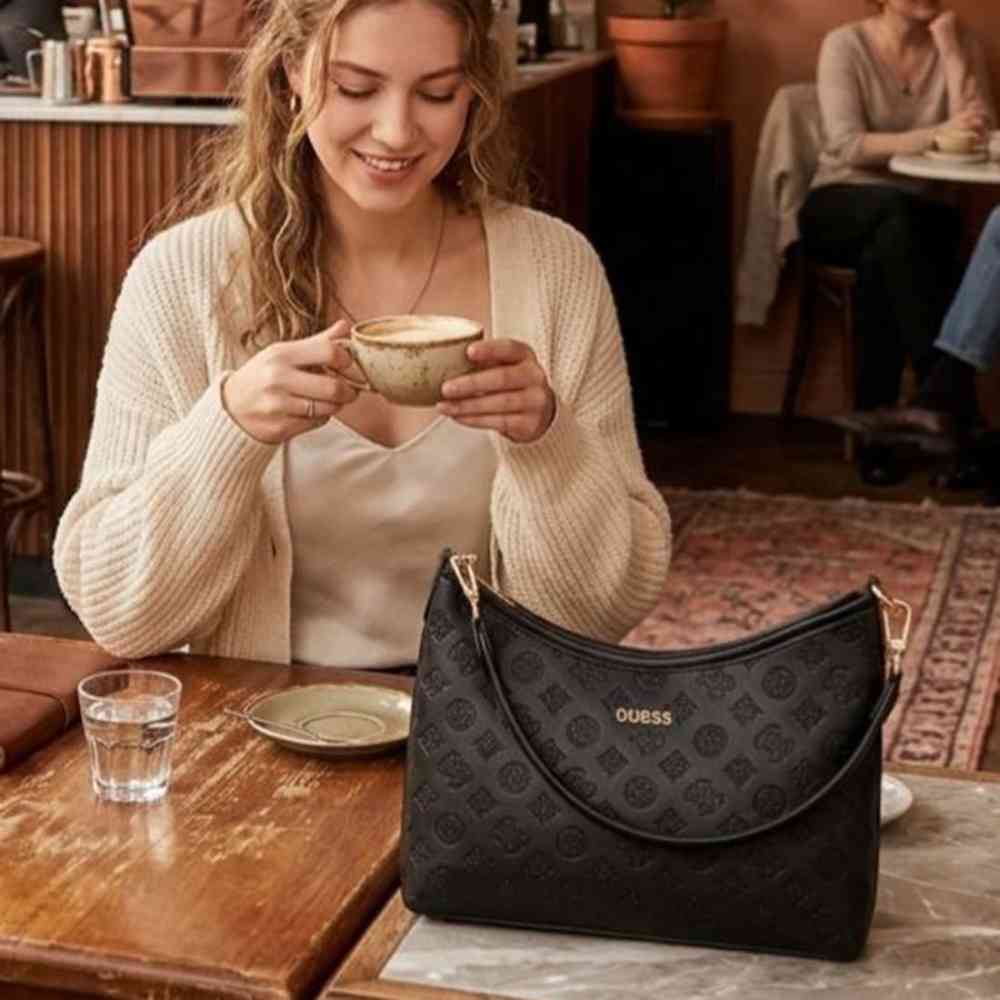 Guess Phoebe Hobo Shoulder Bag-thumb-1