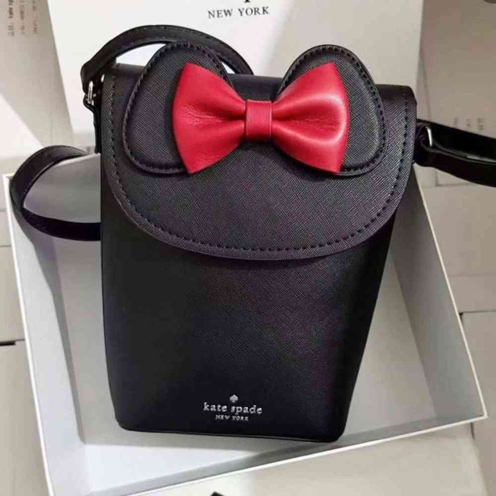 Disney x Kate Spade New York Minnie Mouse North South Flap Phone Crossbody Bag-thumb-0