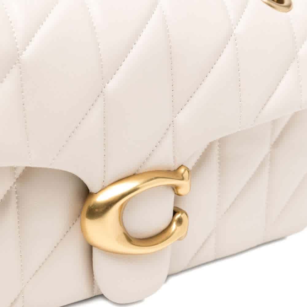 Coach Tabby 26 Quilted White Sling Bag-2