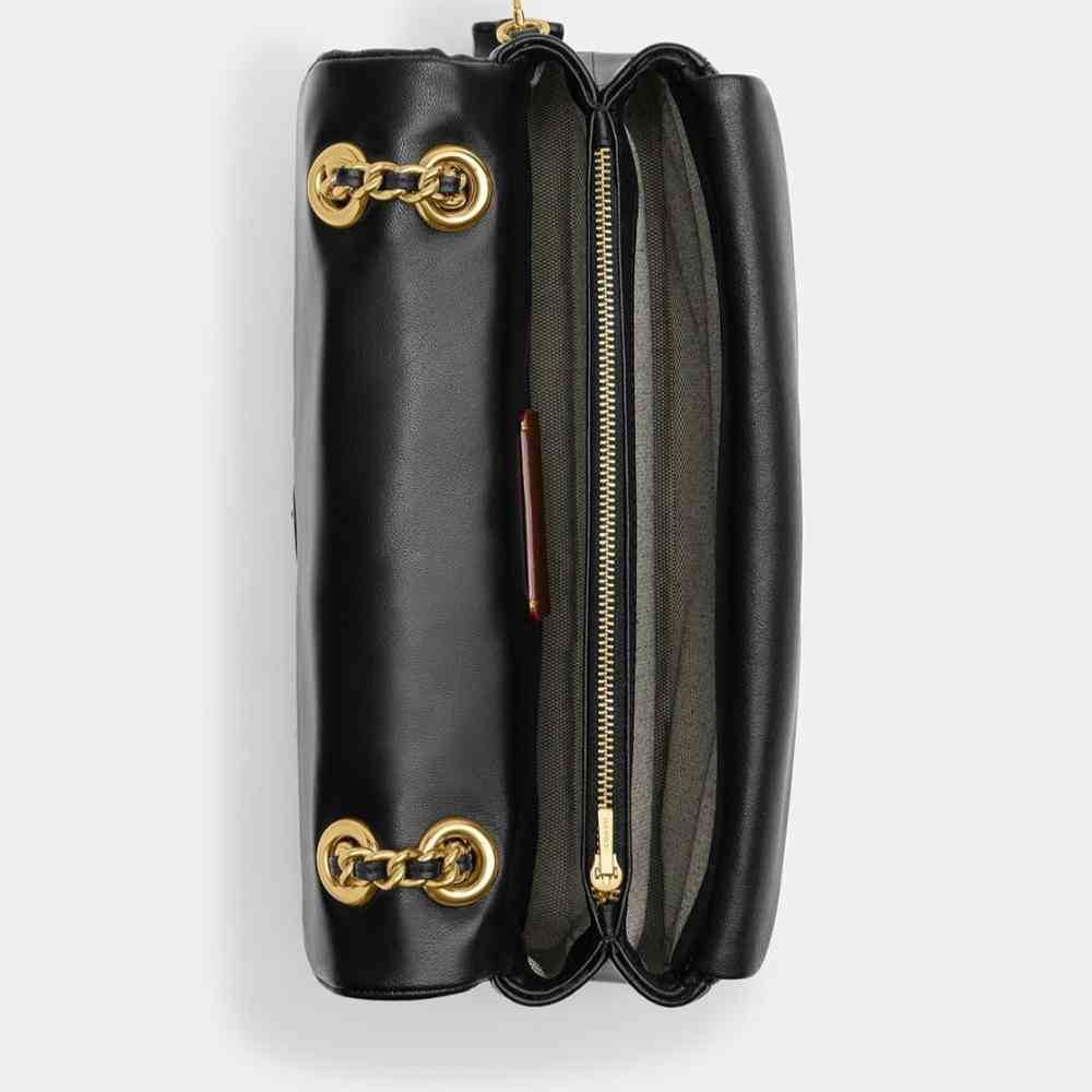 Coach Tabby 26 Quilted Black Sling Bag-3