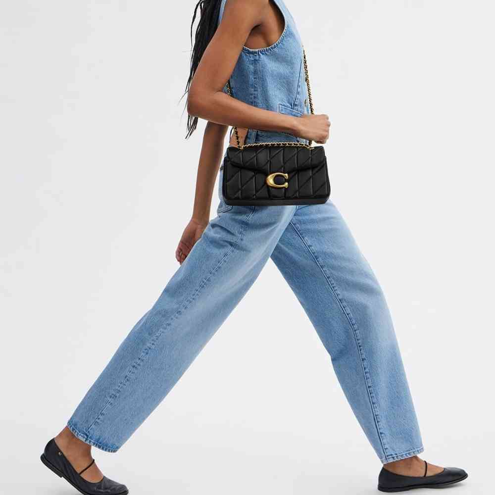 Coach Tabby 26 Quilted Black Sling Bag-4