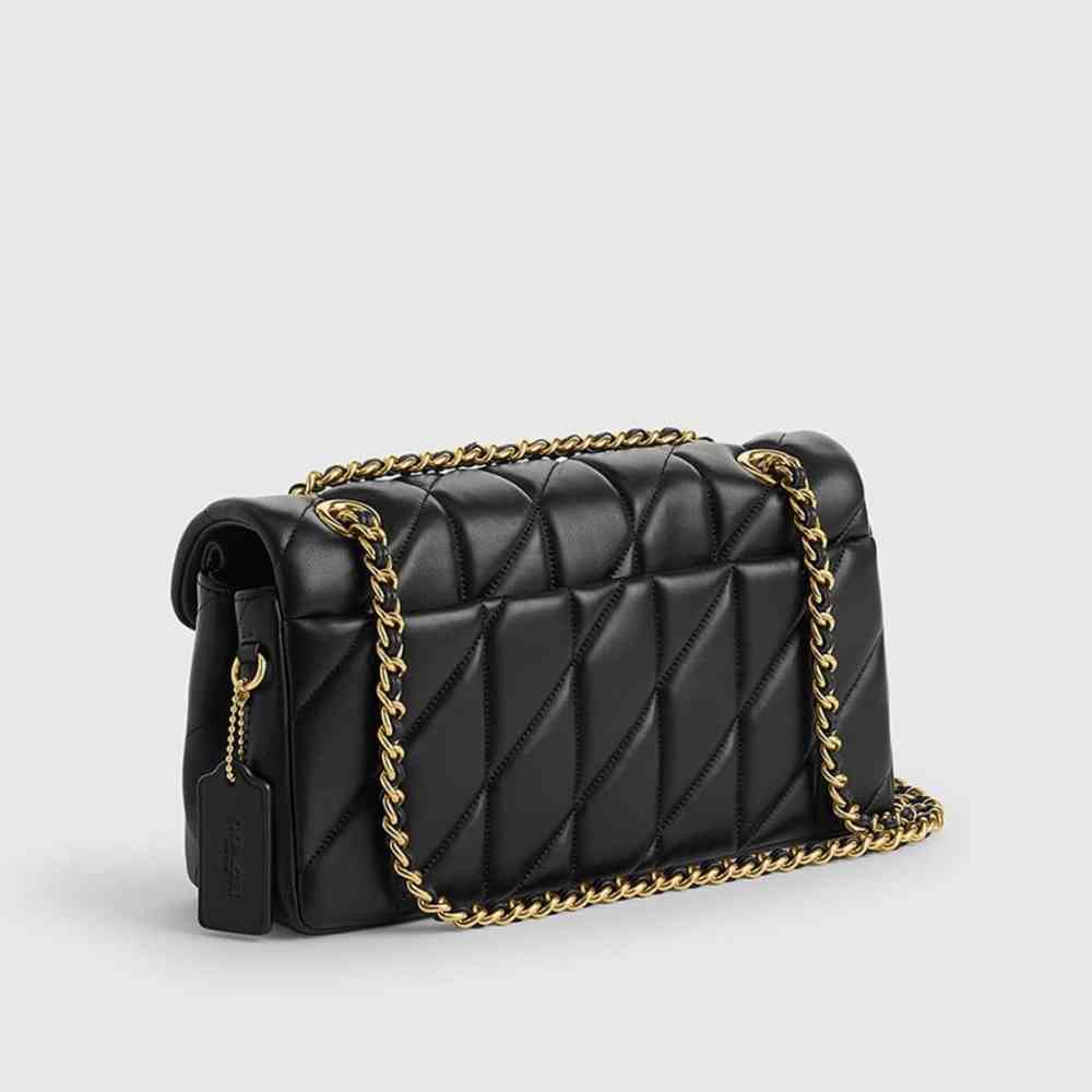 Coach Tabby 26 Quilted Black Sling Bag-1
