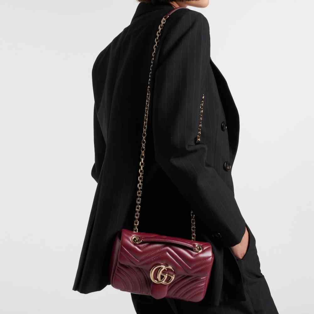 Gucci Marmont Red Sling bag-3