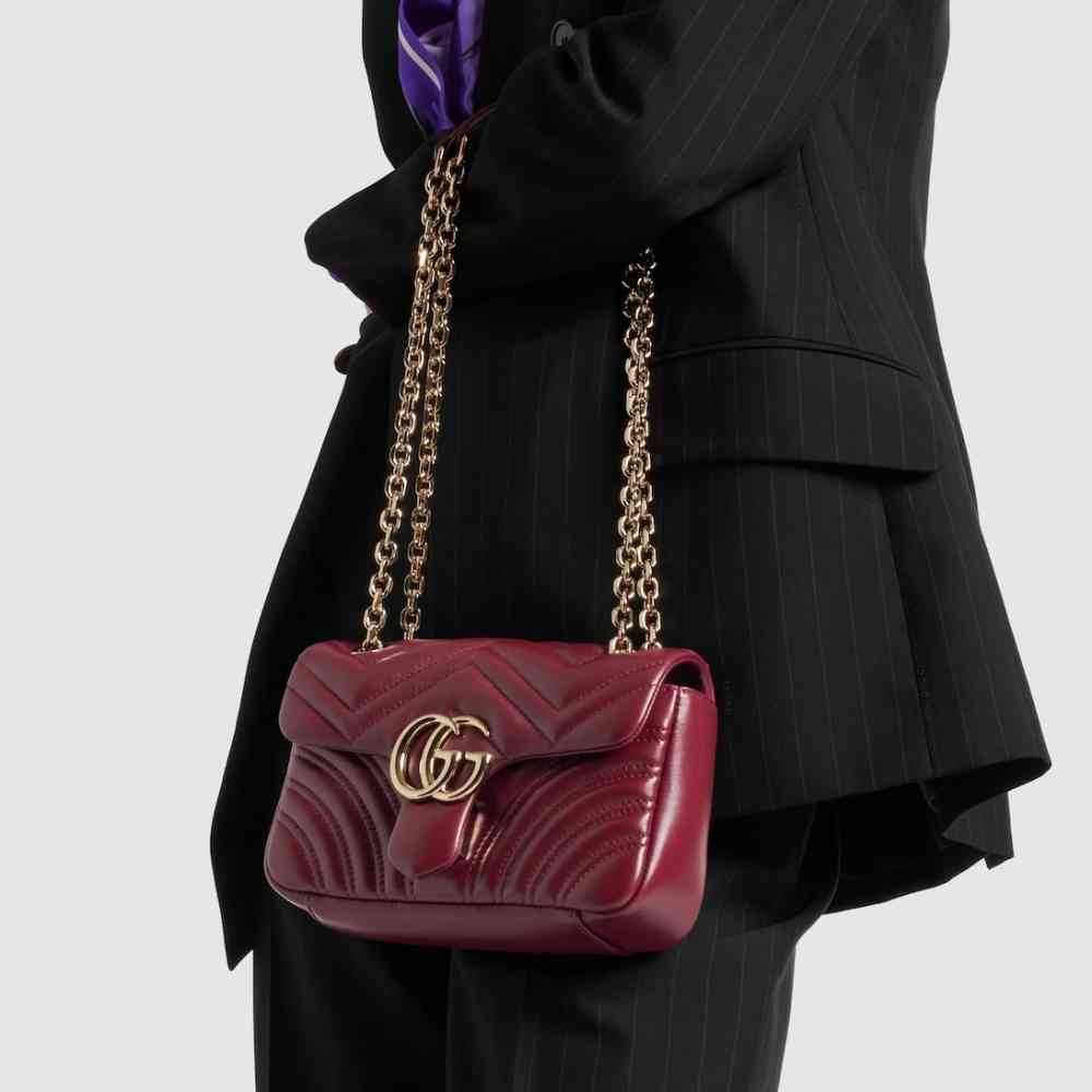 Gucci Marmont Red Sling bag-4