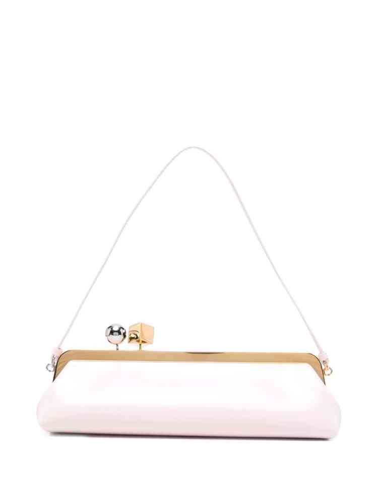 Jacquemus Salon White Evening Clutch Bag-thumb-0
