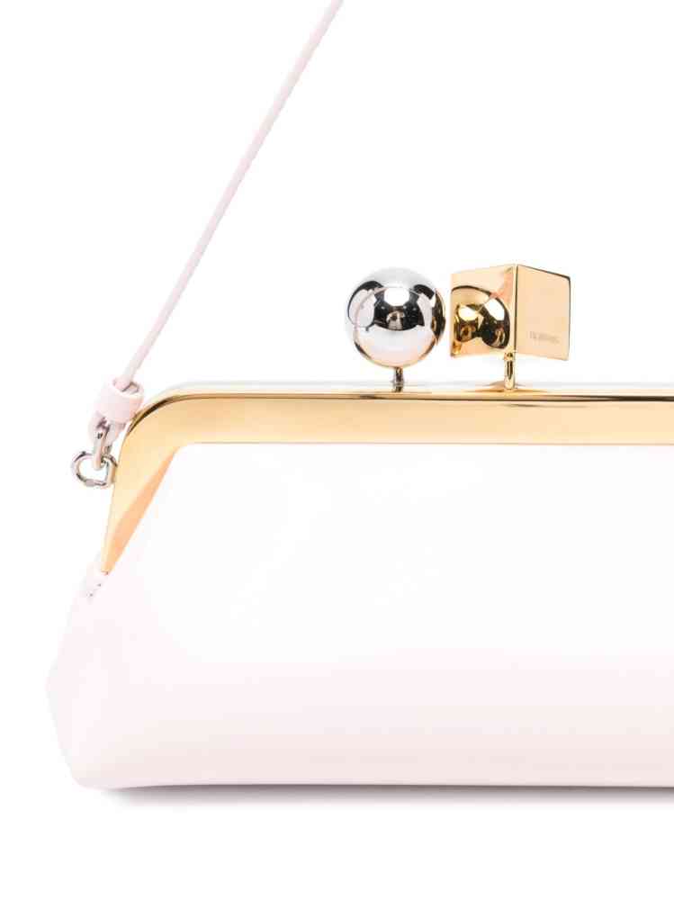 Jacquemus Salon White Evening Clutch Bag-thumb-2