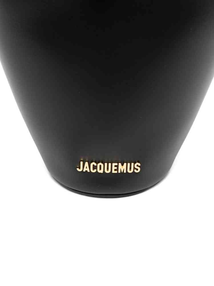 Jacquemus Le Petit Bambola Black Bucket Bag-3