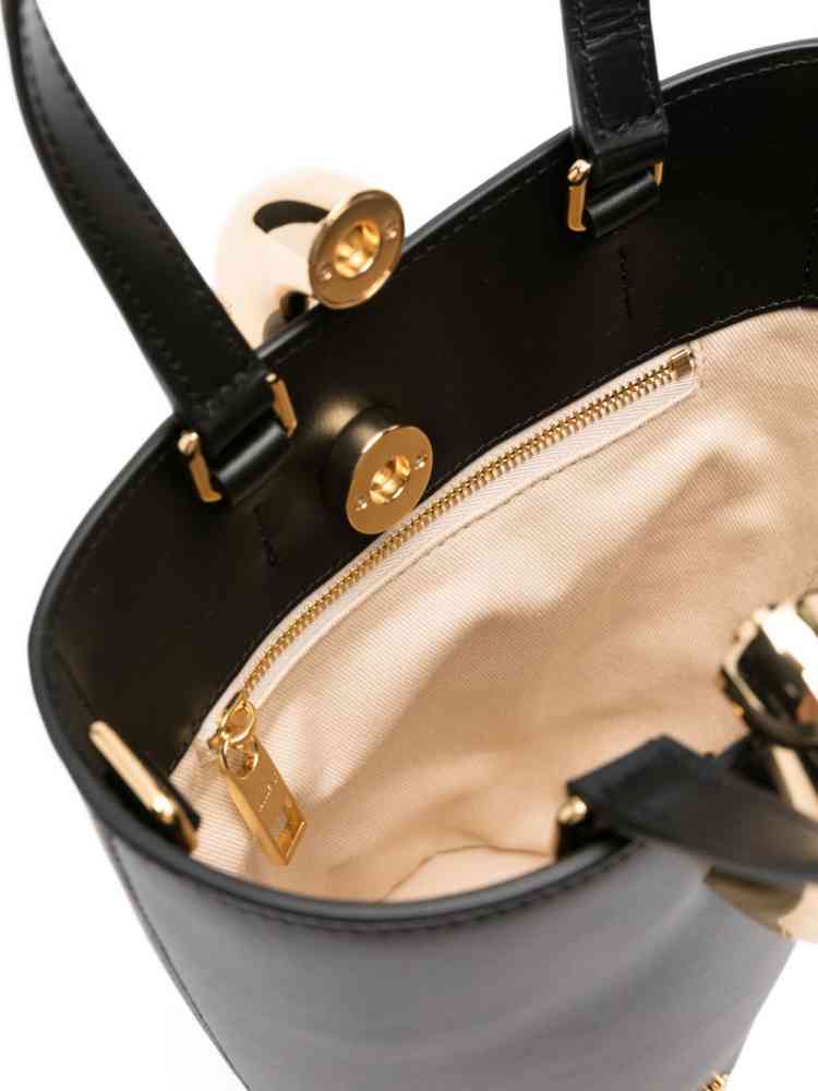 Jacquemus Le Petit Bambola Black Bucket Bag-2