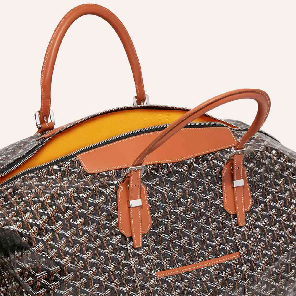 Goyard Bowling 55 Brown Duffle Bag-thumb-2