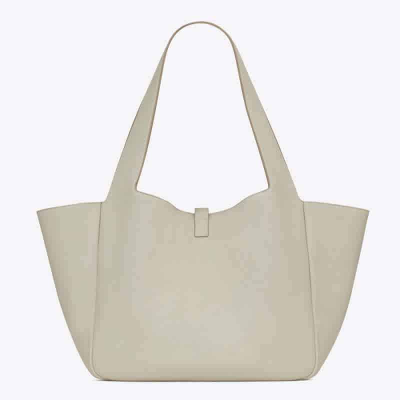 YSL White Premium Quality Bucket Bag-thumb-2