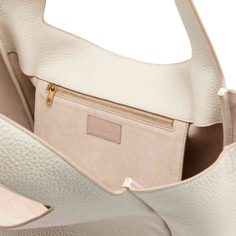 YSL White Premium Quality Bucket Bag-thumb-5