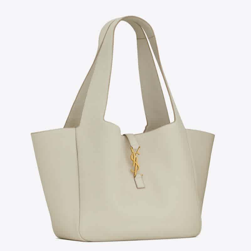 YSL White Premium Quality Bucket Bag-thumb-1