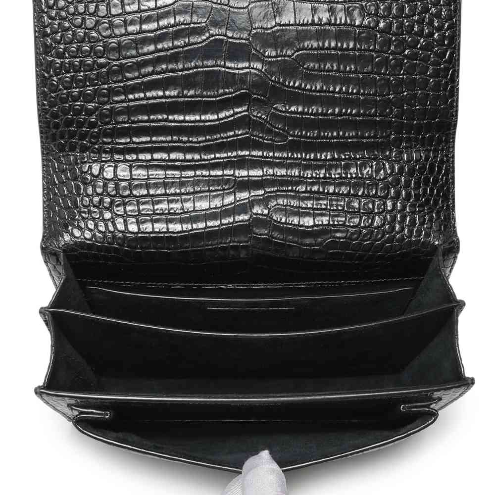 Saint Laurent Sunset Top Golden Sling Bag-2