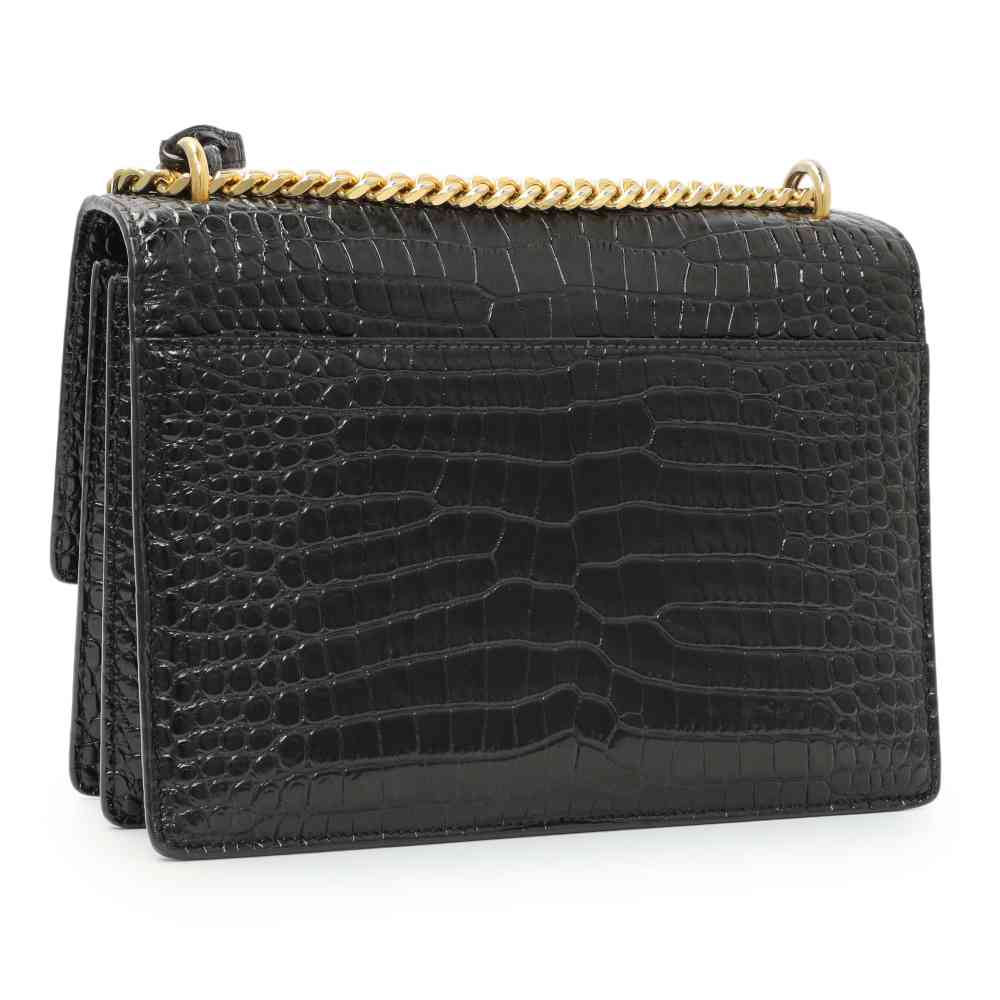 Saint Laurent Sunset Top Golden Sling Bag-1