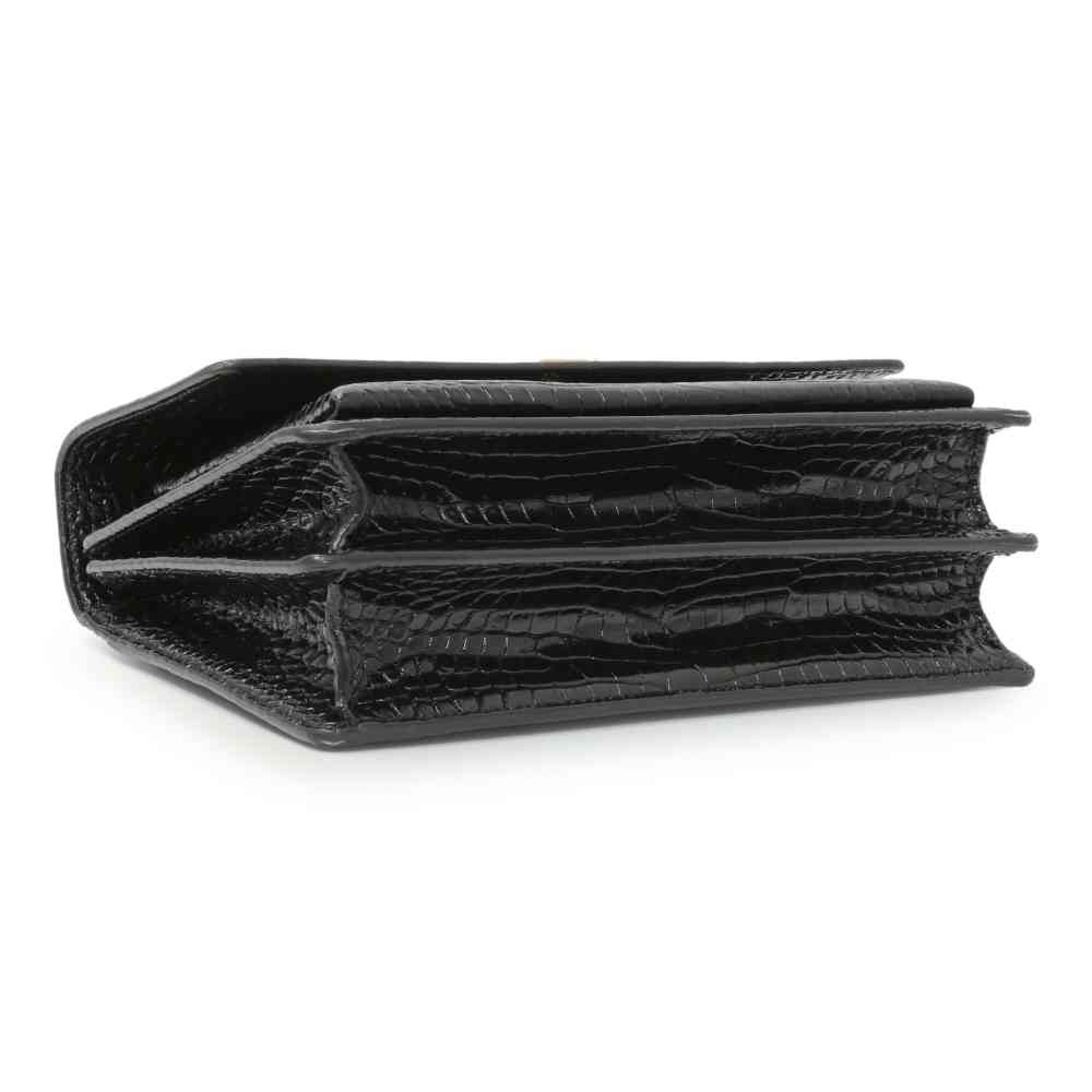Saint Laurent Sunset Top Golden Sling Bag-4