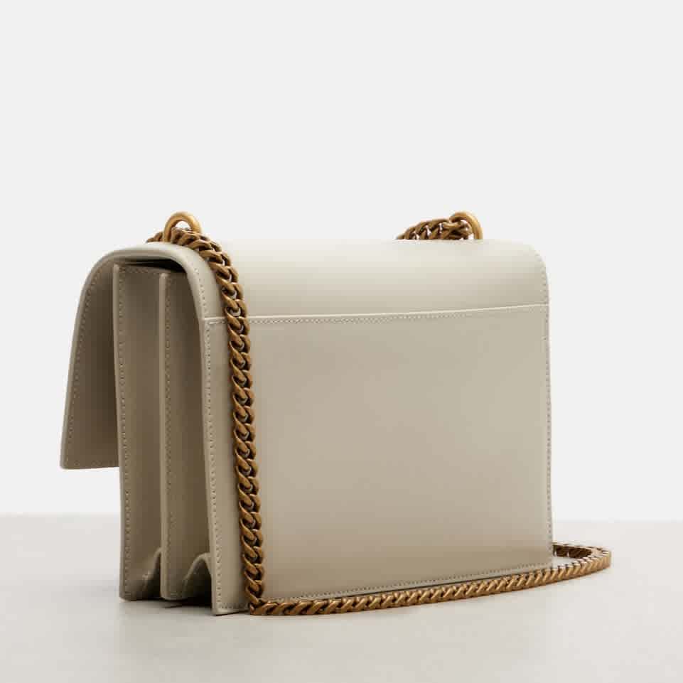 Saint Laurent Sunset Top White Sling Bag-1