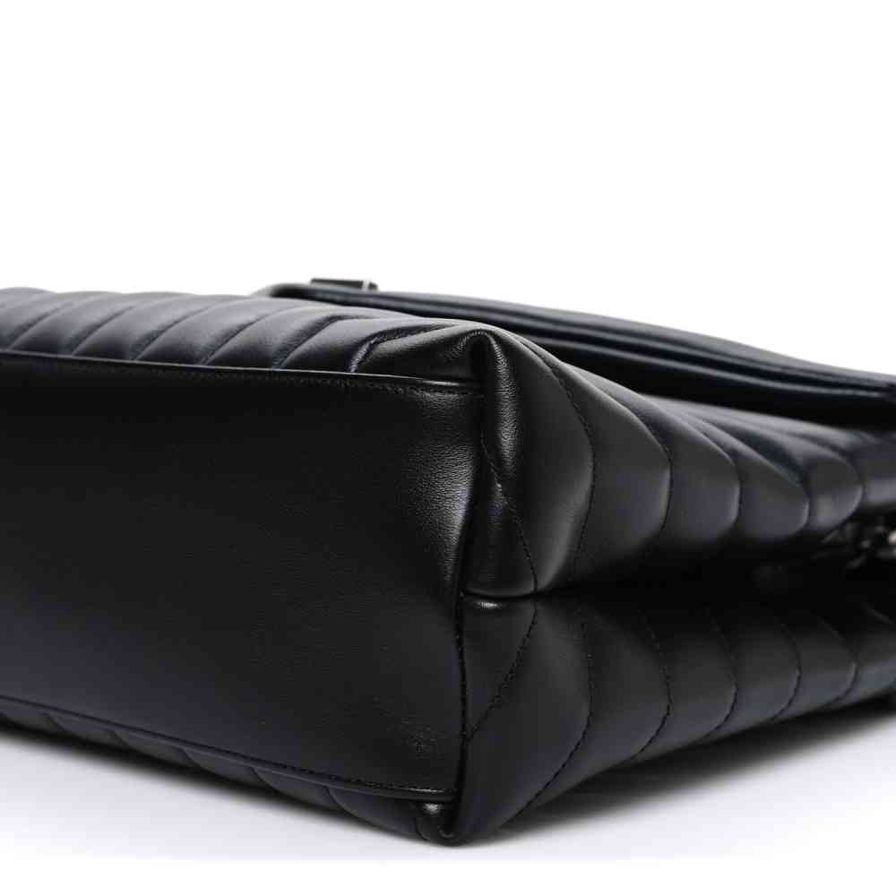 Saint Laurent loulou Medium Silver Sling Bag-thumb-3