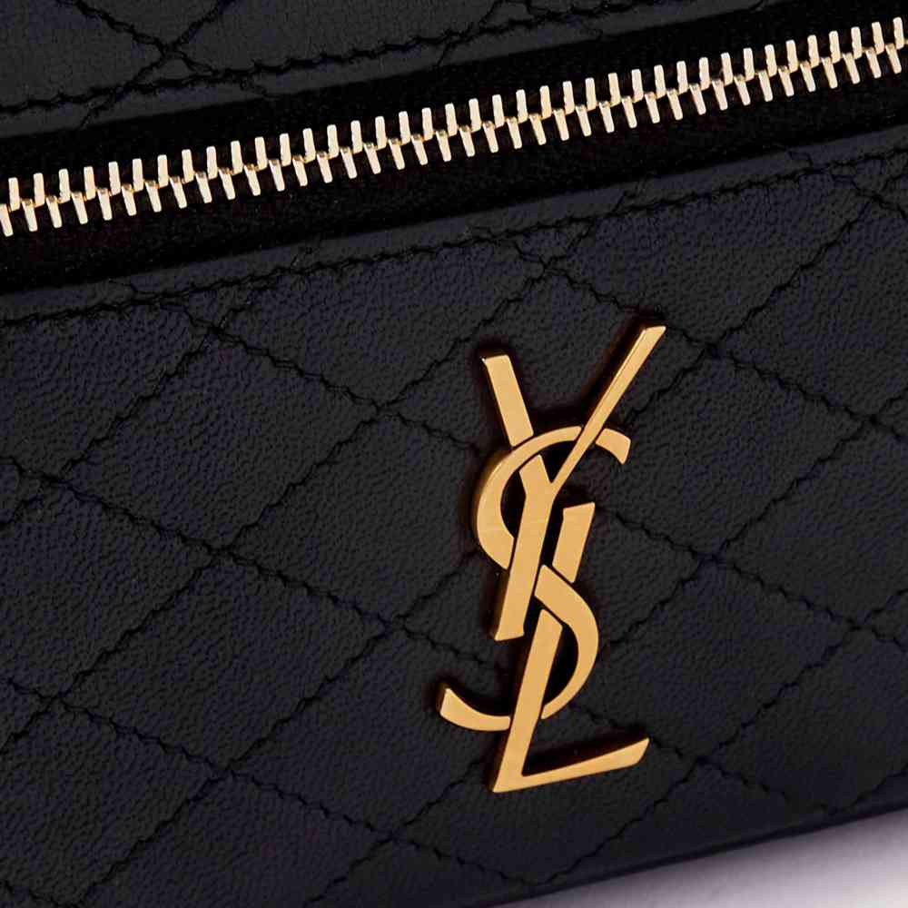Saint Laurent Gaby Vanity Black Small HandBag-thumb-2