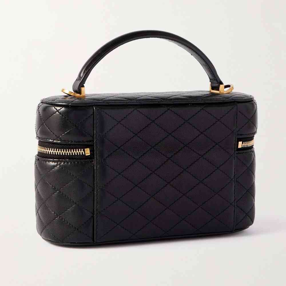 Saint Laurent Gaby Vanity Black Small HandBag-thumb-1