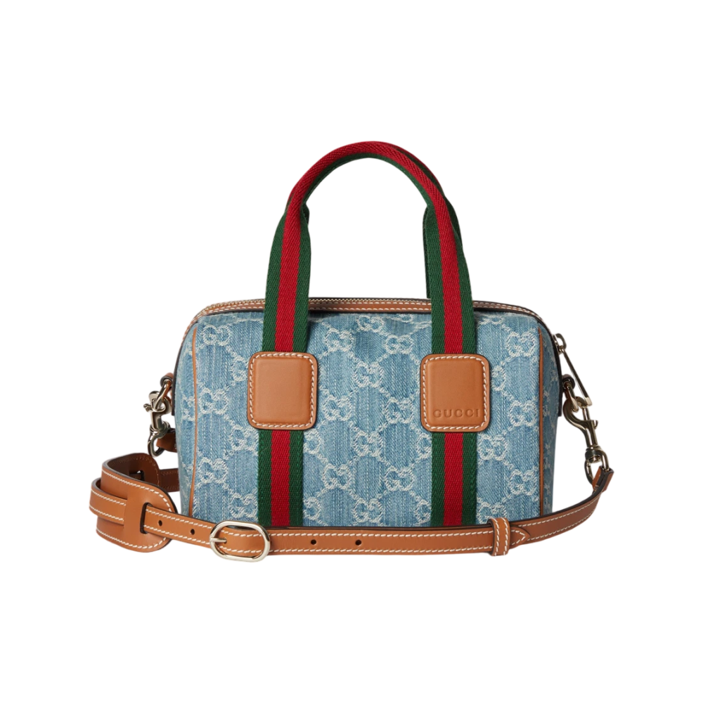 Gucci GG Marmont Blue Mini Duffle Bag-2