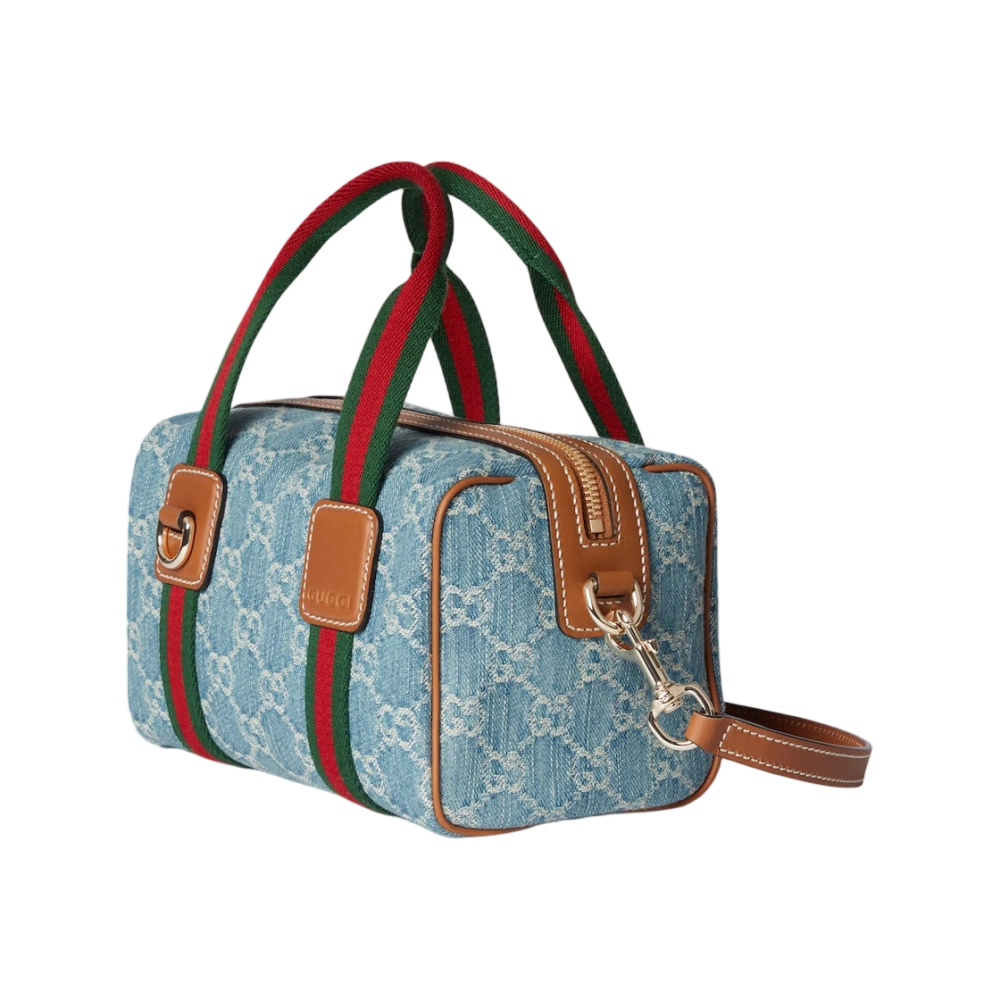 Gucci GG Marmont Blue Mini Duffle Bag-1