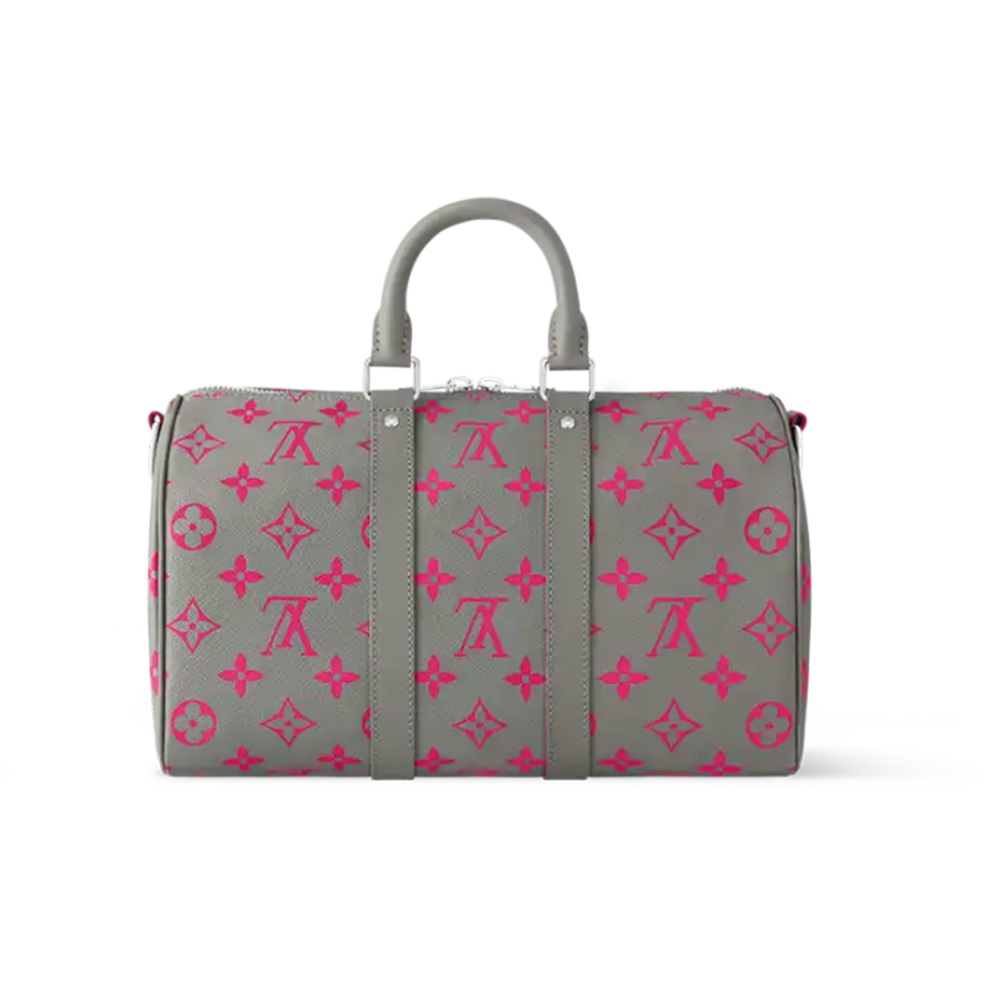 Louis Vuitton Keepall Bandoulière 35 Pink Split Duffle Bag-1