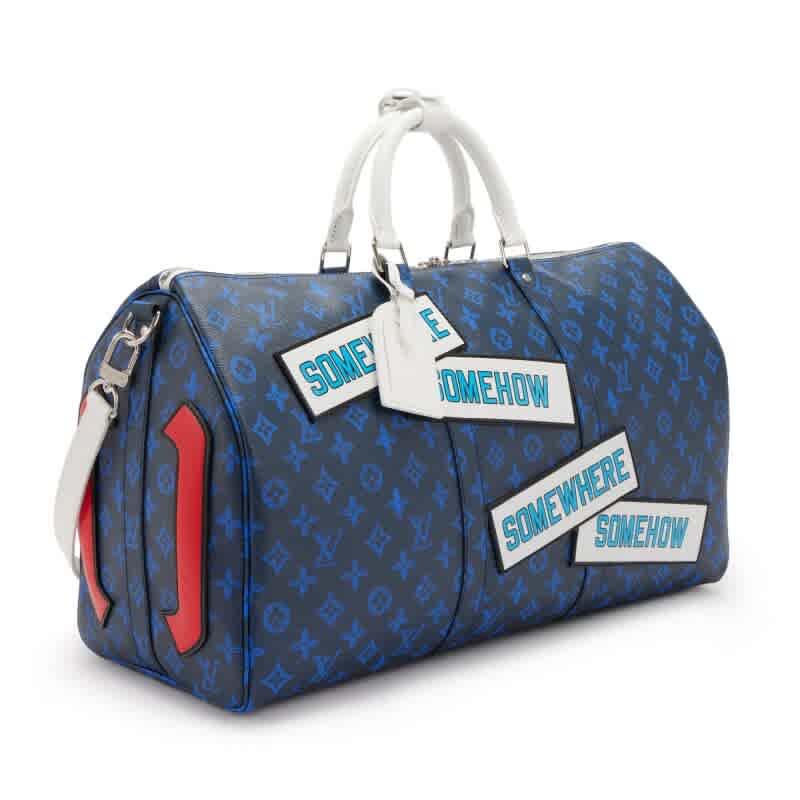 Louis Vuitton Keepall Bandoulière "Somewhere Somehow" Bag-thumb-1