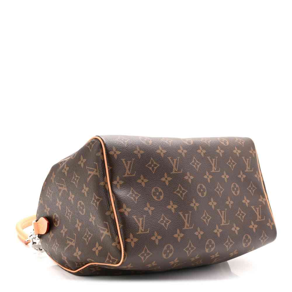 Louis Vuitton Monogram 57th Street NYC Speedy Bandoulière 30 Brown Duffle Bag-2
