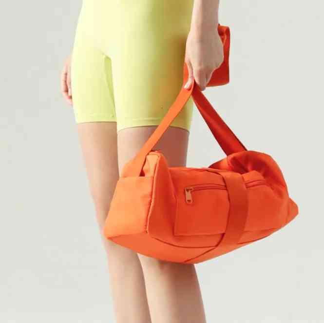 Alo Medium Orange Duffel Bag-1