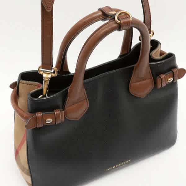 Burberry Black Banner HandBag-4