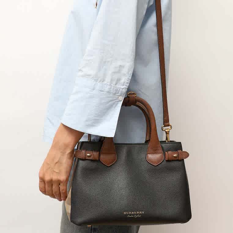 Burberry Black Banner HandBag-6