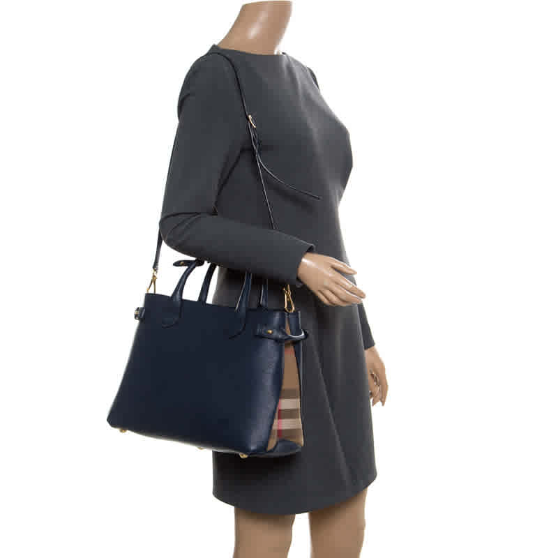 Burberry Blue Banner HandBag-3
