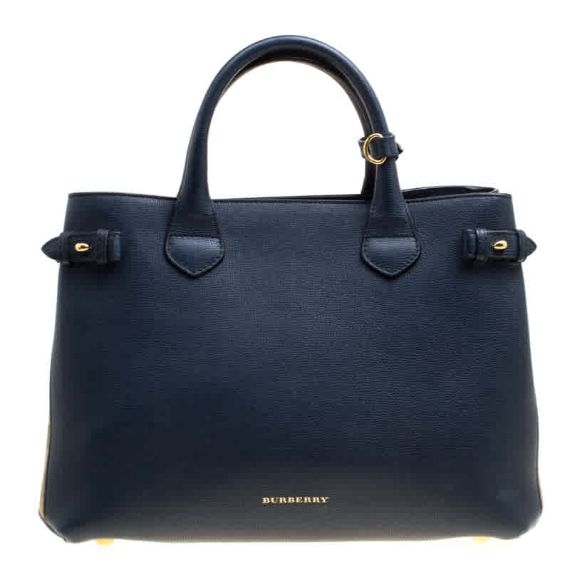 Burberry Blue Banner HandBag-1