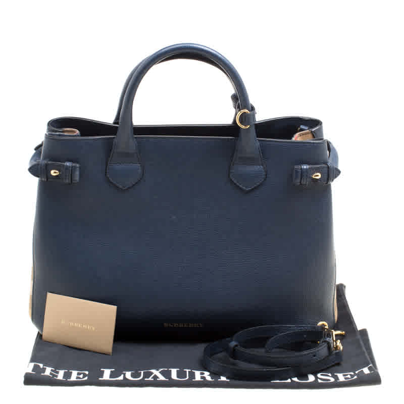 Burberry Blue Banner HandBag-2