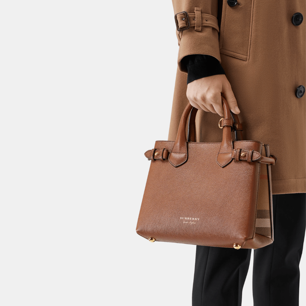 Burberry Brown Banner HandBag-2