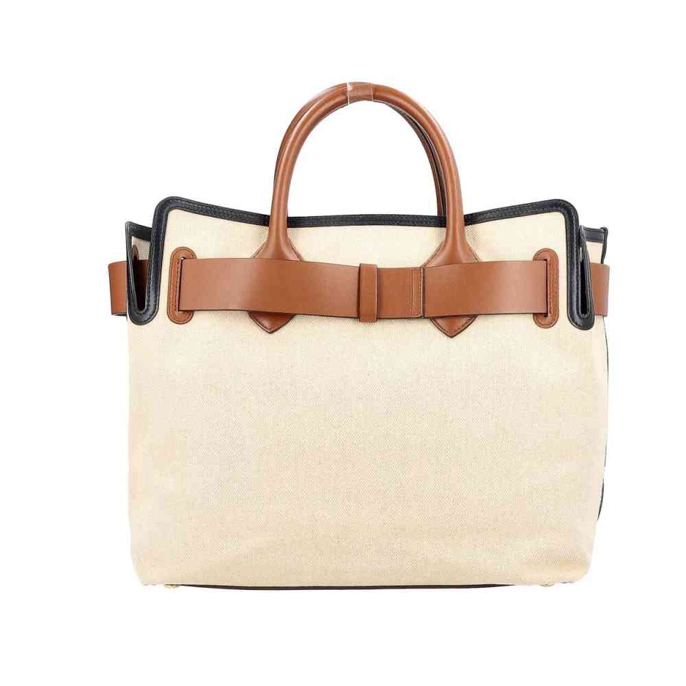 Burberry White Horseferry HandBag-2