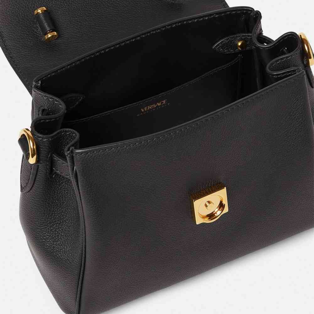 Versace La Medusa Black Handbag-5